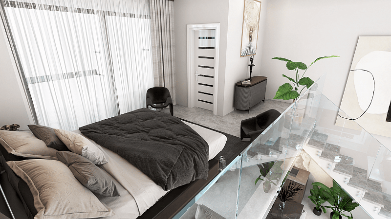 3-комнатные апартаменты 150 м² с большой террасой 45 м² в 5 минутах от пляжа - фото № 23