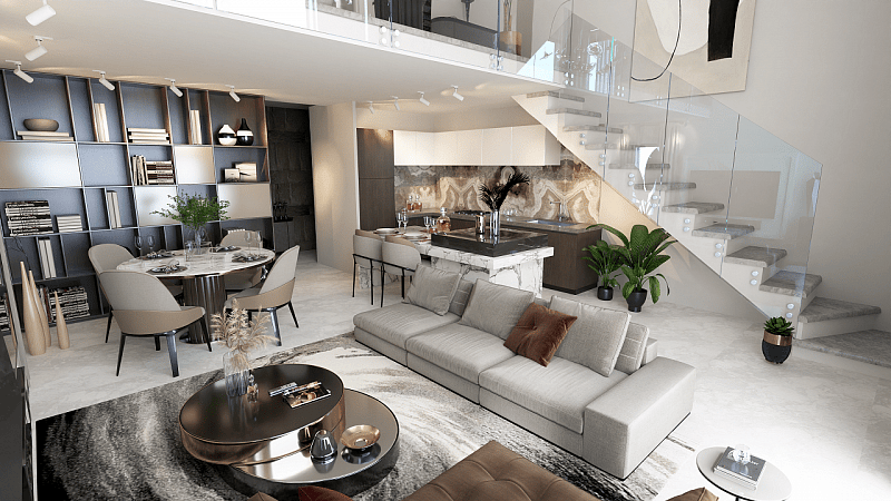 3-комнатные апартаменты 150 м² с большой террасой 45 м² в 5 минутах от пляжа - фото № 27