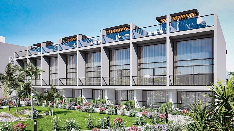 2-комнатные апартаменты 69 м² + 12 м² участка земли в 10 минутах от пляжа - фото № 1