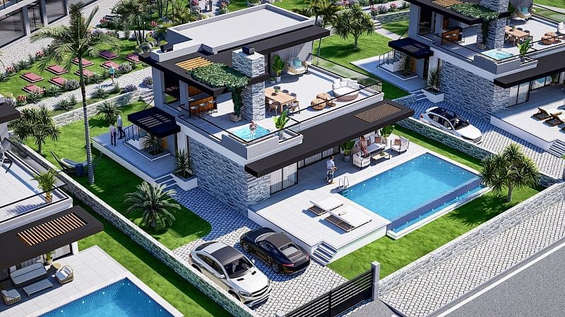 2-комнатные апартаменты 69 м² + 12 м² участка земли в 10 минутах от пляжа - фото № 7