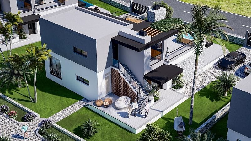 2-комнатные апартаменты 69 м² + 12 м² участка земли в 10 минутах от пляжа - фото № 9