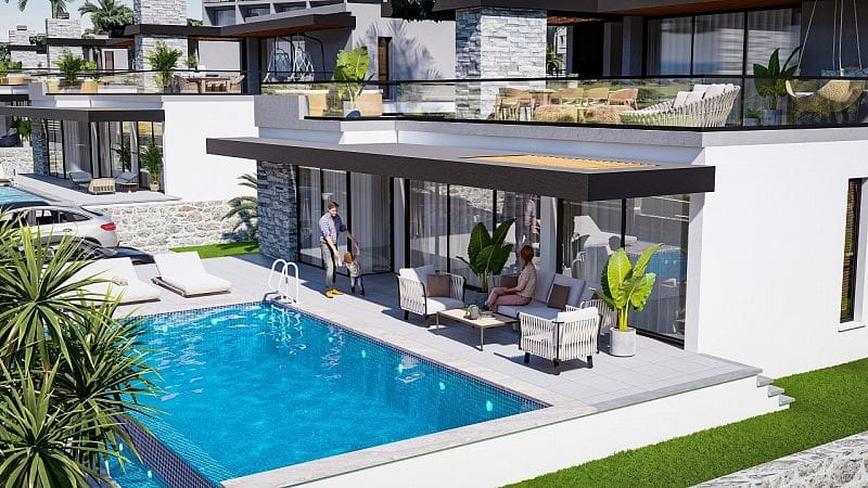 2-комнатные апартаменты 69 м² + 12 м² участка земли в 10 минутах от пляжа - фото № 10