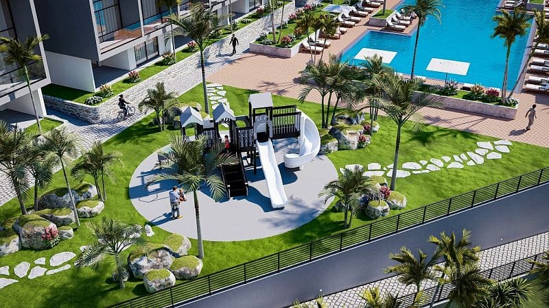 2-комнатные апартаменты 69 м² + 12 м² участка земли в 10 минутах от пляжа - фото № 24