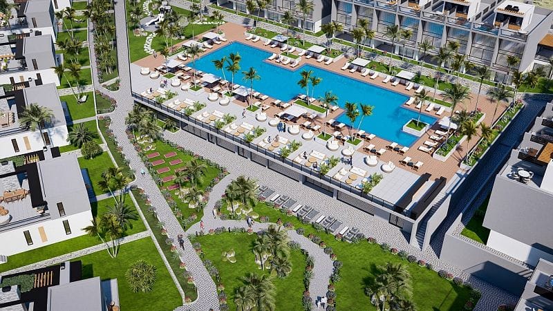 2-комнатные апартаменты 69 м² + 12 м² участка земли в 10 минутах от пляжа - фото № 27