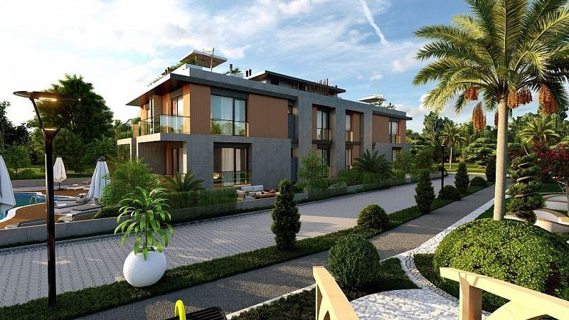 2-комнатные апартаменты 49 м² с террасой на крыше в уютном комплексе в Алсанджаке - фото № 8