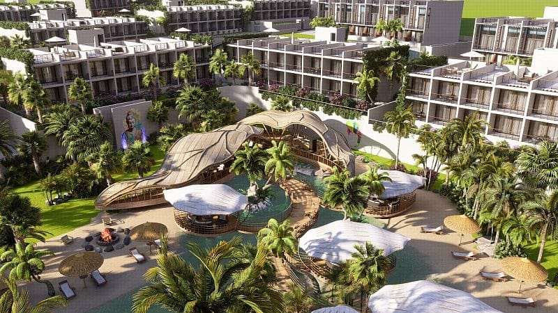 Двухкомнатная квартира 60 м2 в красивом комплексе в 500 метрах от моря - фото № 1