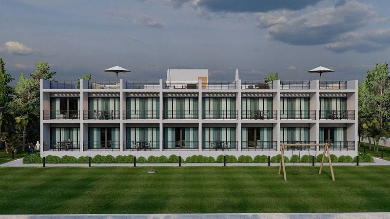 Двухкомнатная квартира 60 м2 в красивом комплексе в 500 метрах от моря - фото № 10