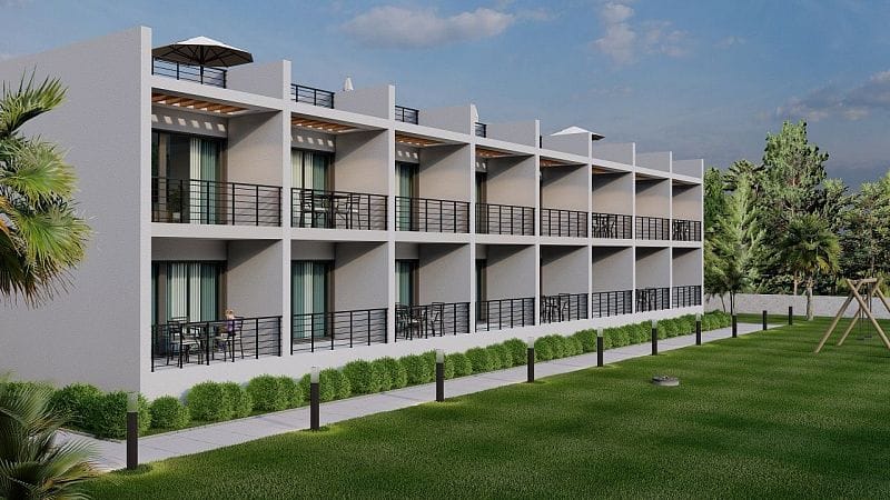 Двухкомнатная квартира 60 м2 в красивом комплексе в 500 метрах от моря - фото № 17