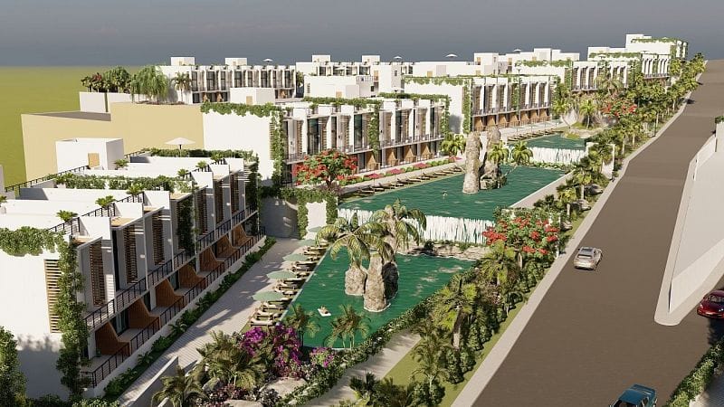Двухкомнатная квартира 60 м2 в красивом комплексе в 500 метрах от моря - фото № 31