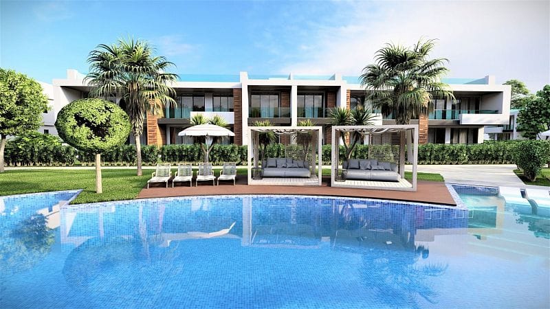 Студия 40 м2 с террасой и садом в красивом и современном комплексе рядом с морем - фото № 2