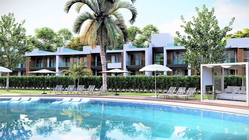 Студия 40 м2 с террасой и садом в красивом и современном комплексе рядом с морем - фото № 5