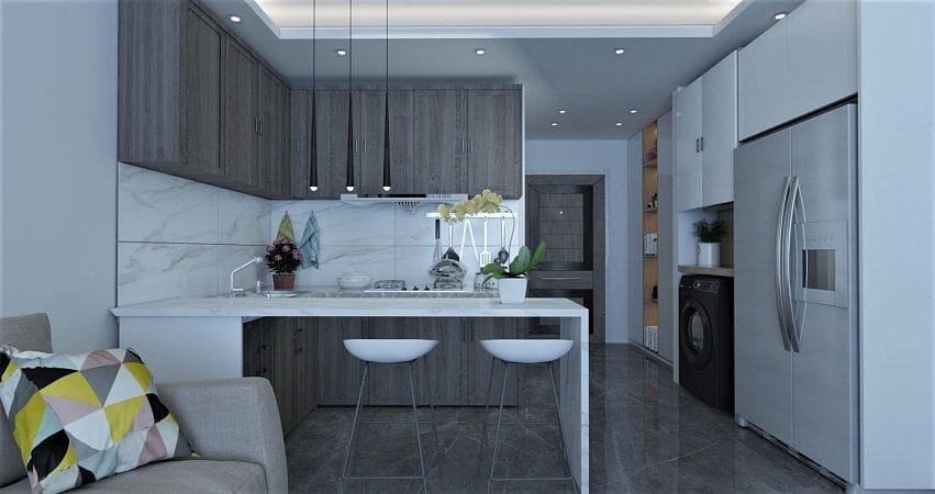 Студия 40 м2 с террасой и садом в красивом и современном комплексе рядом с морем - фото № 10