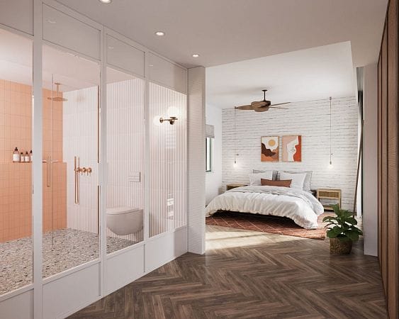 3-комнатные апартаменты 71 м² с террасой 50м2 Penthouse в новом комплексе в Лапте - фото № 14