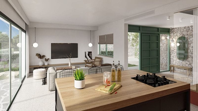 3-комнатные апартаменты 71 м² с террасой 50м2 Penthouse в новом комплексе в Лапте - фото № 15