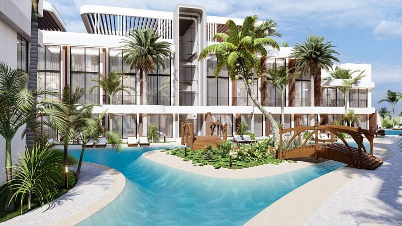 2-комнатные апартаменты loft 78 м2 с видом на море - фото № 17
