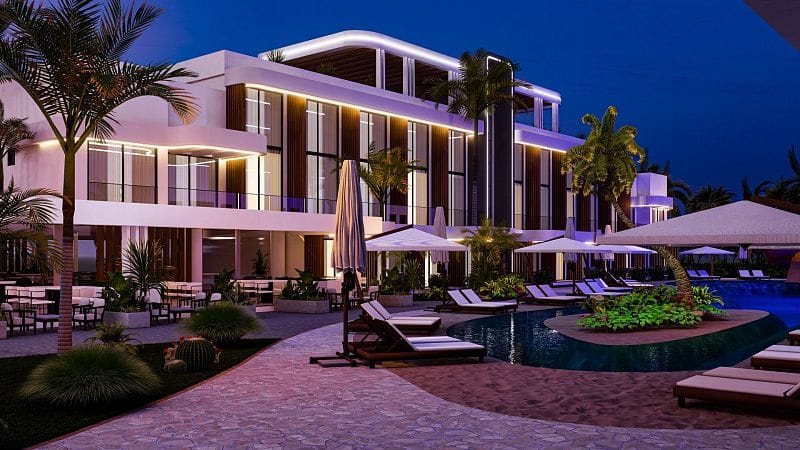 2-комнатные апартаменты loft 78 м2 с видом на море - фото № 26