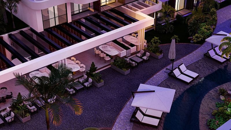 2-комнатные апартаменты loft 78 м2 с видом на море - фото № 27