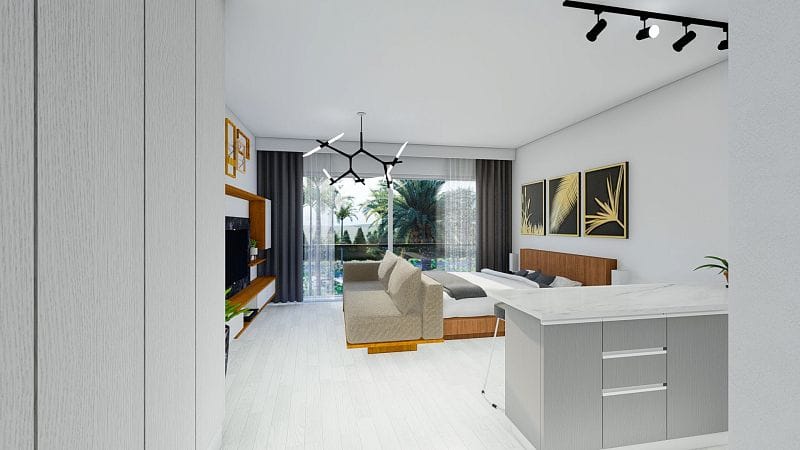 Студия 38м2 с террасой 11 м2 - фото № 5