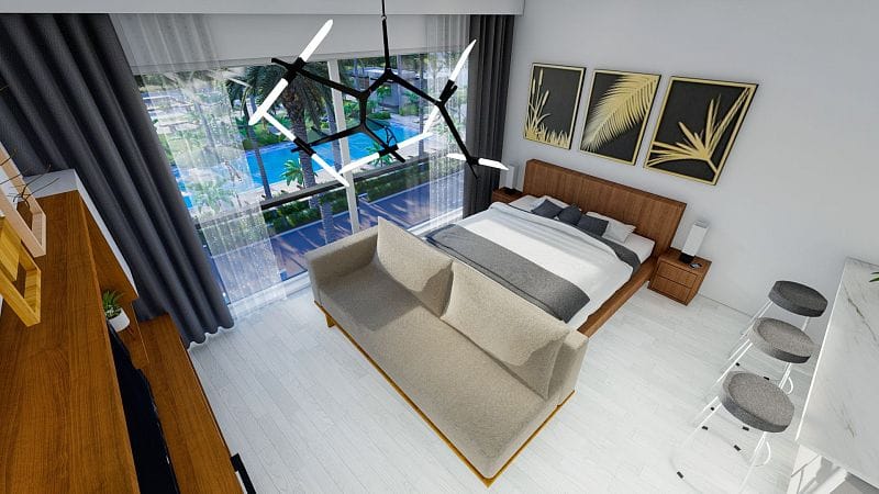Студия 38м2 с террасой 11 м2 - фото № 6