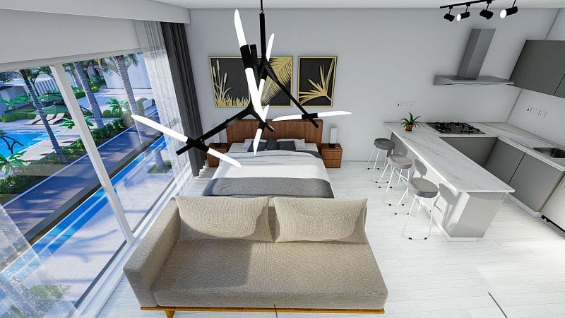 Студия 38м2 с террасой 11 м2 - фото № 7
