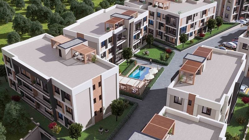 3-комнатные апартаменты 80м2 с террасой на крыше  - фото № 6
