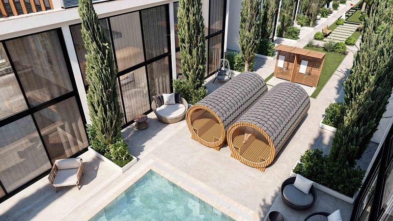 2-комнатные апартаменты loft 80м2 с террасой 12м2 - фото № 13