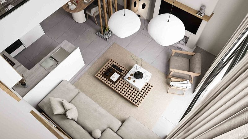 2-комнатные апартаменты loft 80м2 с террасой 12м2 - фото № 23