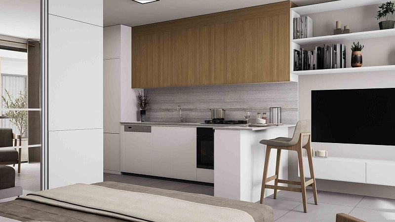 Студия penthouse 50м2 с террасой на крыше 45м2 - фото № 30