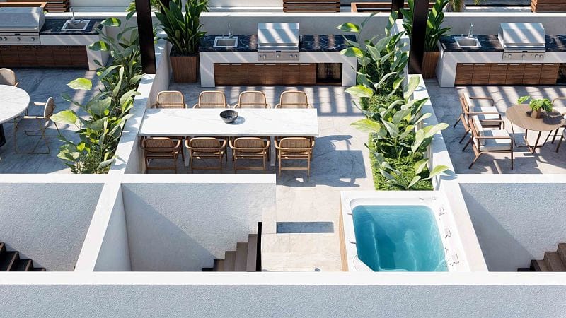 Студия penthouse 50м2 с террасой на крыше 45м2 - фото № 35