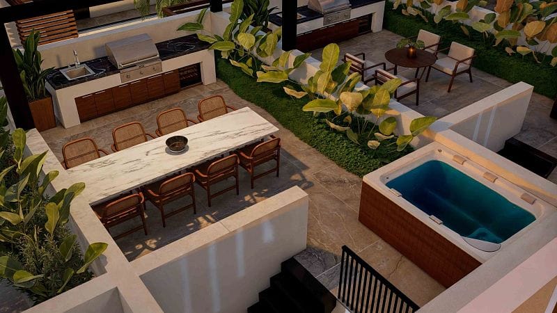 Студия penthouse 50м2 с террасой на крыше 45м2 - фото № 37