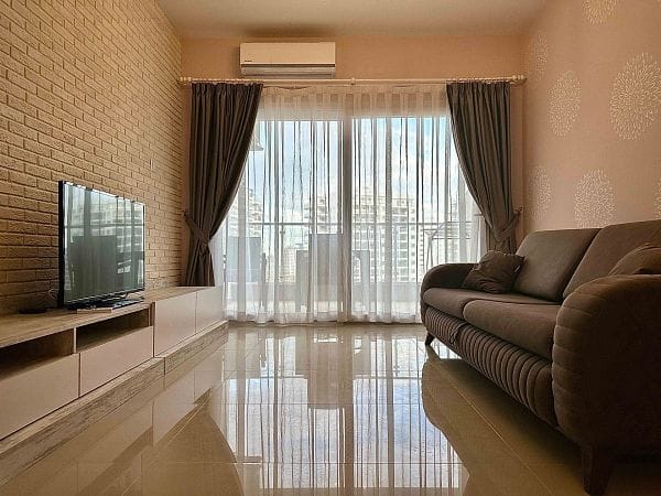 2-комнатные апартаменты 65м2 с балконом 8м2 в курортном комплексе - фото № 7