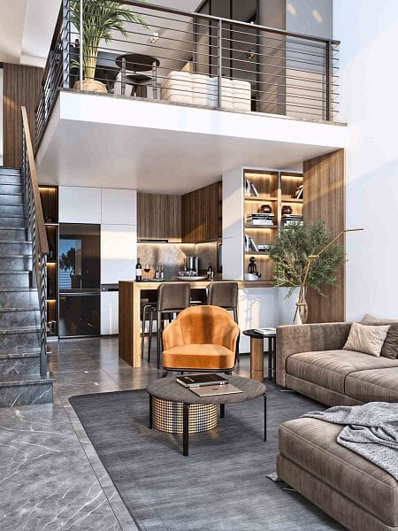 2-комнатные апартаменты loft 83 м² с террасой 12 м² - фото № 15