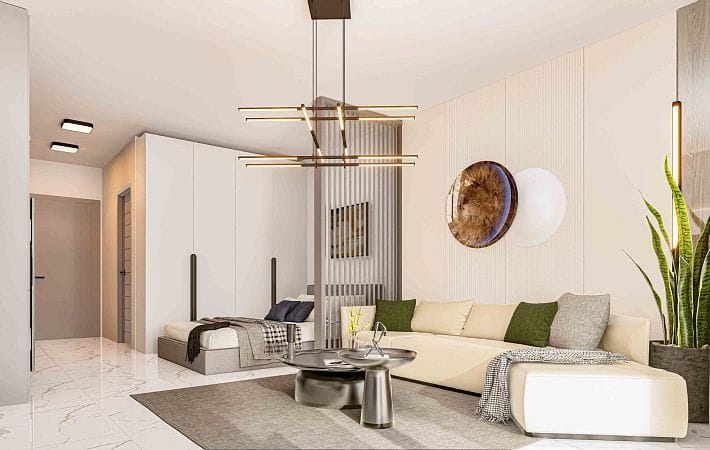 Студия 54 м² с террасой 8 м² в курортном комплексе - фото № 40
