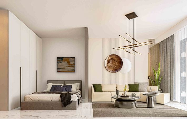 Студия 54 м² с террасой 8 м² в курортном комплексе - фото № 43