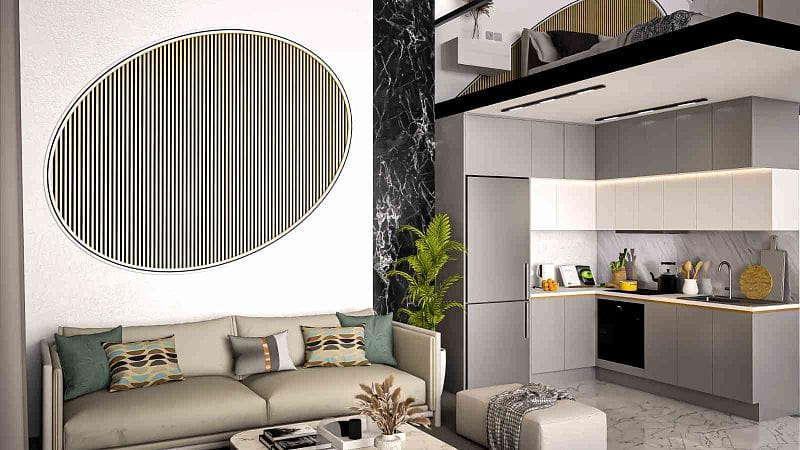 2-комнатные апартаменты 87 м² с террасой 14 м² в курортном комплексе - фото № 42