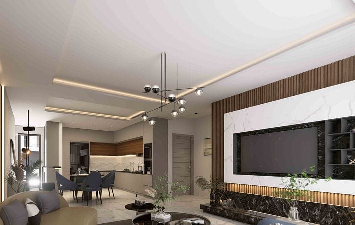 3-комнатные апартаменты 110 м² с террасой 13 м² в курортном комплексе - фото № 47
