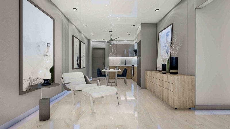 2-комнатные апартаменты 60 м² в элитном комплексе - фото № 18
