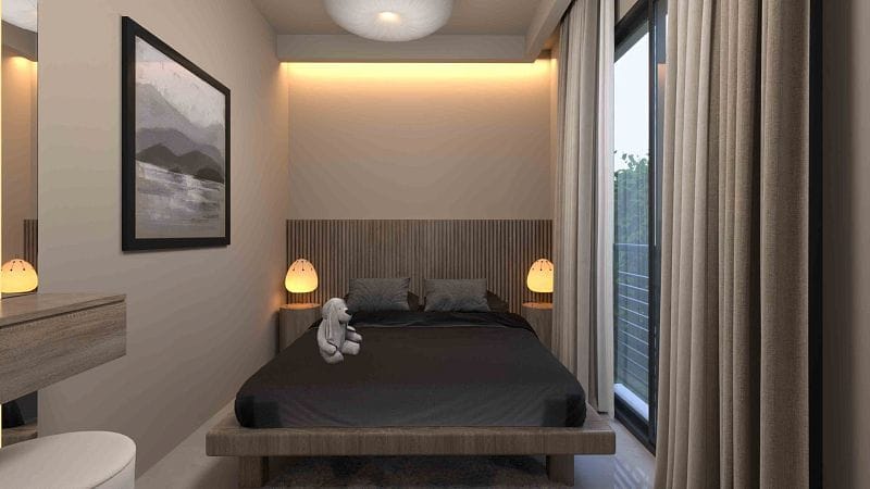2-комнатные апартаменты 52 м² в комплексе с частным пляжем - фото № 6