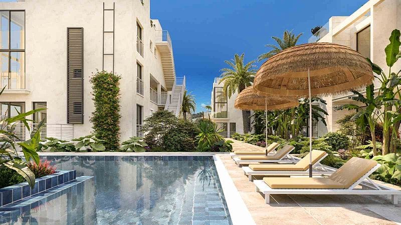 2-комнатные апартаменты 52 м² в комплексе с частным пляжем - фото № 9