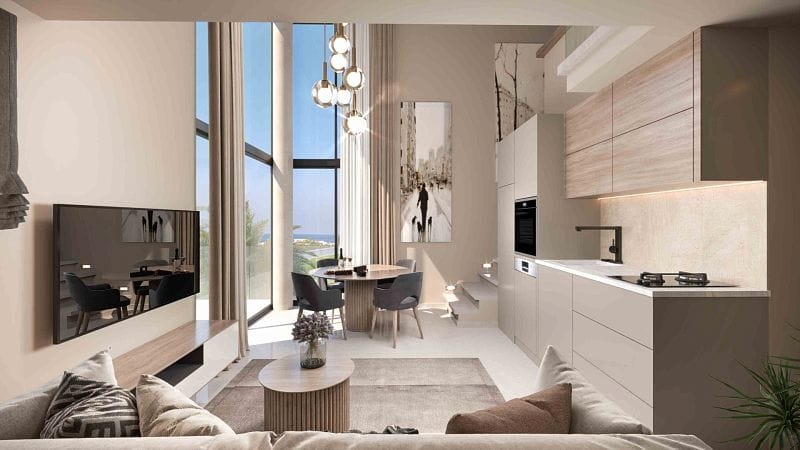 3-комнатный пентхаус loft 106 м² с двумя террасами в комплексе с частным пляжем - фото № 2
