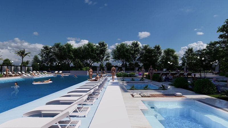 Студия 50 м² с видом на море в масштабном курортном комплексе в Газиверене - фото № 7
