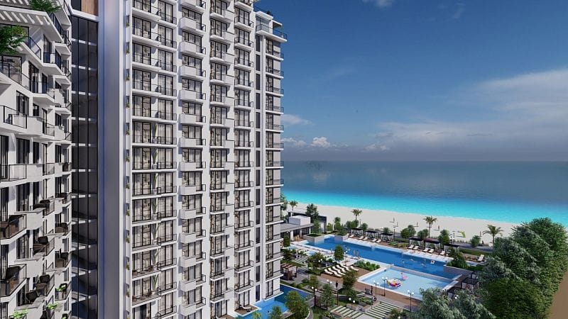 Студия 50 м² с видом на море в масштабном курортном комплексе в Газиверене - фото № 9
