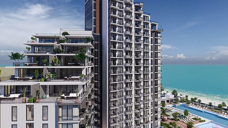 Студия 50 м² с видом на море в масштабном курортном комплексе в Газиверене - фото № 16
