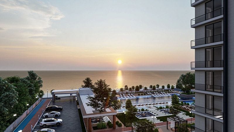 Студия 50 м² с видом на море в масштабном курортном комплексе в Газиверене - фото № 19