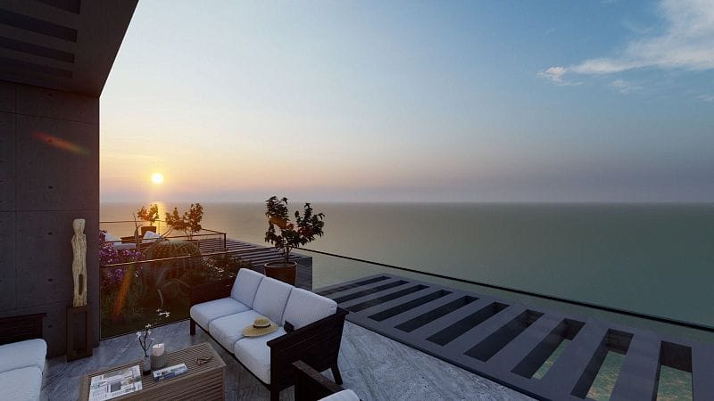 Студия 50 м² с видом на море в масштабном курортном комплексе в Газиверене - фото № 20