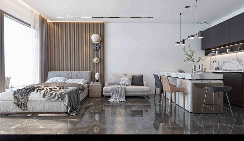 Студия 51 м² с террасой  - фото № 8