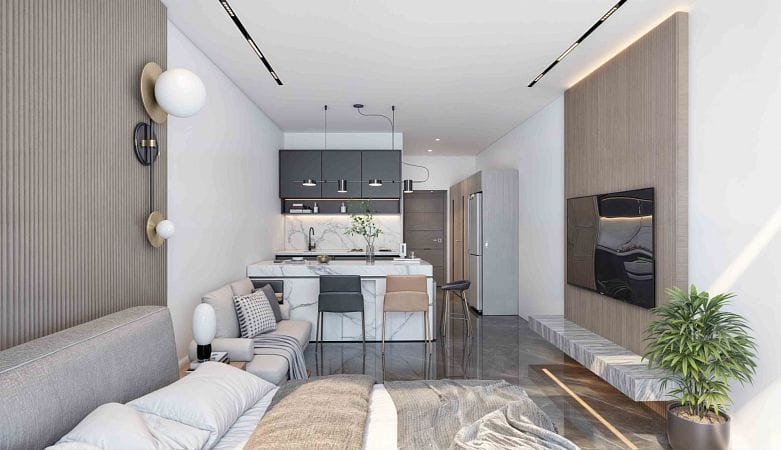 Студия 51 м² с террасой  - фото № 10