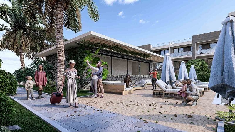 2-комнатные апартаменты loft 75 м² в комплексе с частным пляжем - фото № 14
