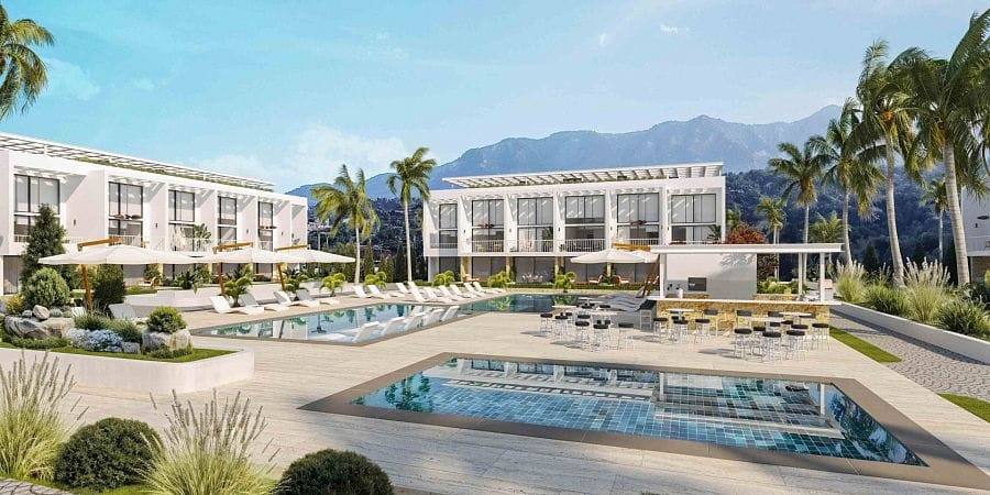 2-комнатные апартаменты 90 м² с террасой в 100 метрах от пляжа - фото № 1