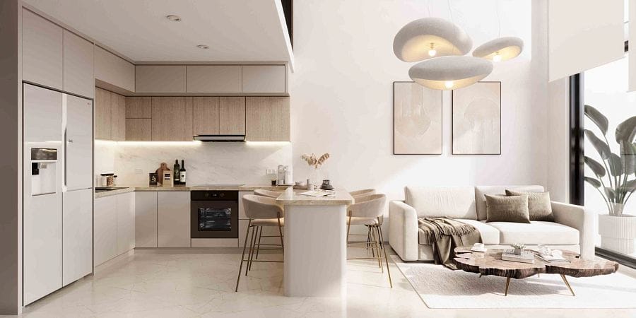 2-комнатные апартаменты 90 м² с террасой в 100 метрах от пляжа - фото № 6